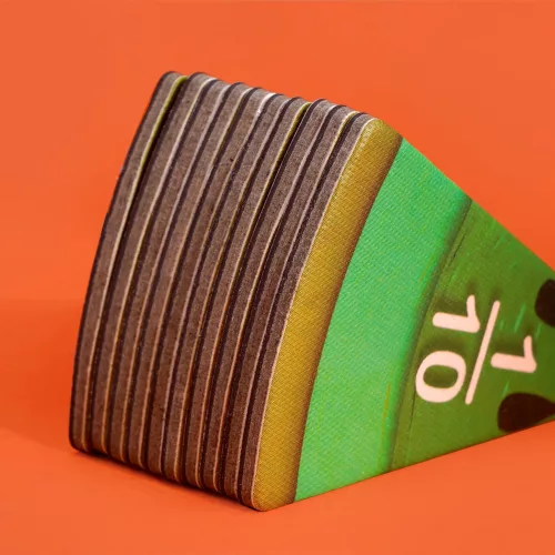 Finom ételek, törtek mágneses matematikai játék, MierEdu