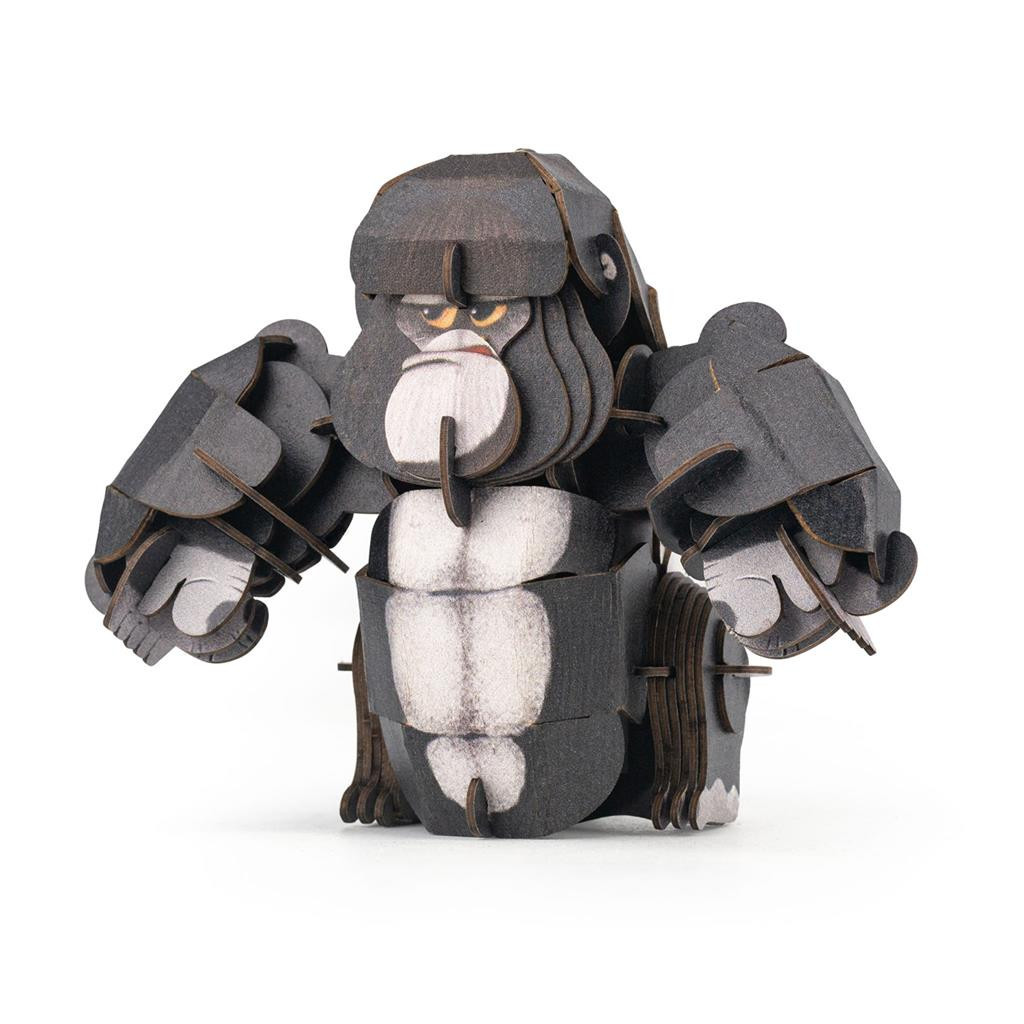 Hangot adó 3D állatos puzzle, Gorilla MierEdu – alternatív kép 1