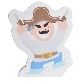 Fa kalózhajó 11 figurával Magni