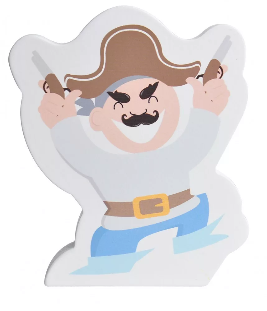 Fa kalózhajó 11 figurával Magni alternatív kép 1