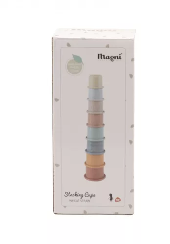 Öko állatfigurás toronyépítő Magni