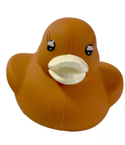 Fürdőjáték - barna színű gumikacsák, 2 féle Magni