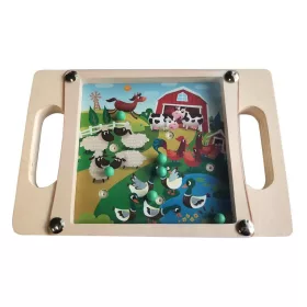 Golyóvezető ügyességi játék, A farmon Magni