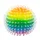 Stresszlabda 7 cm-es szivárvány színű, többféle Magni