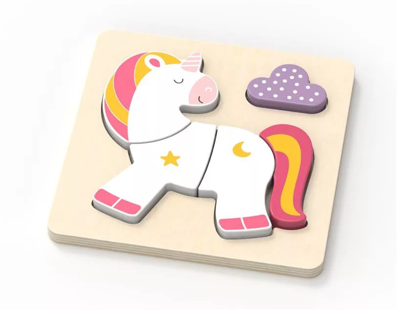 Fa formabeillesztő puzzle, Unikornis Magni fő kép
