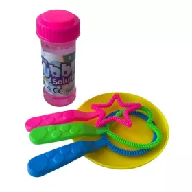 Buborékkészítő készlet 3 db forma pálcával Magni