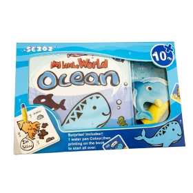   Fejlesztő fürdőkönyv színváltoztató oldalakkal, ecsettel és fürdőjátékkal Magni