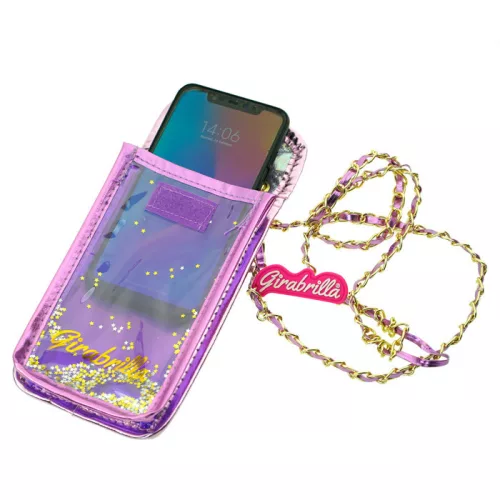 Girabrilla mobiltelefon tartó flitterekkel, 2 féle színben Nice Group