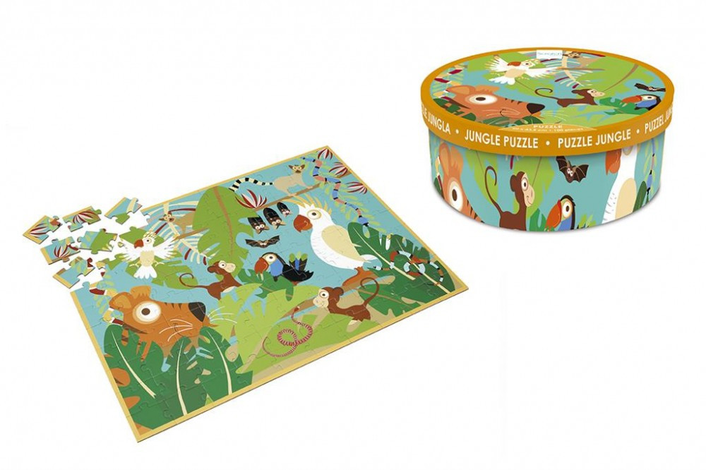 Dzsungeles puzzle 100 db-os Scratch Europe – fő nézet