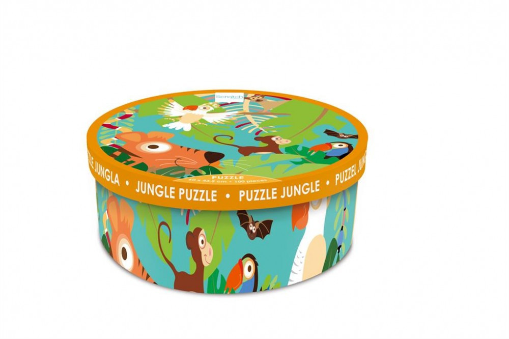 Dzsungeles puzzle 100 db-os Scratch Europe – alternatív kép 1
