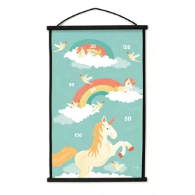   Darts kezdőkészlet, Unikornis 38*60 cm 2 oldalas, Scratch Europe