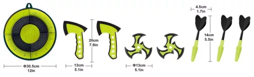 Többrészes ügyességi célbadobó játék Sunflex