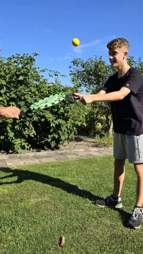 Neoprén ugró labda ügyességi játék, zöld Sunflex