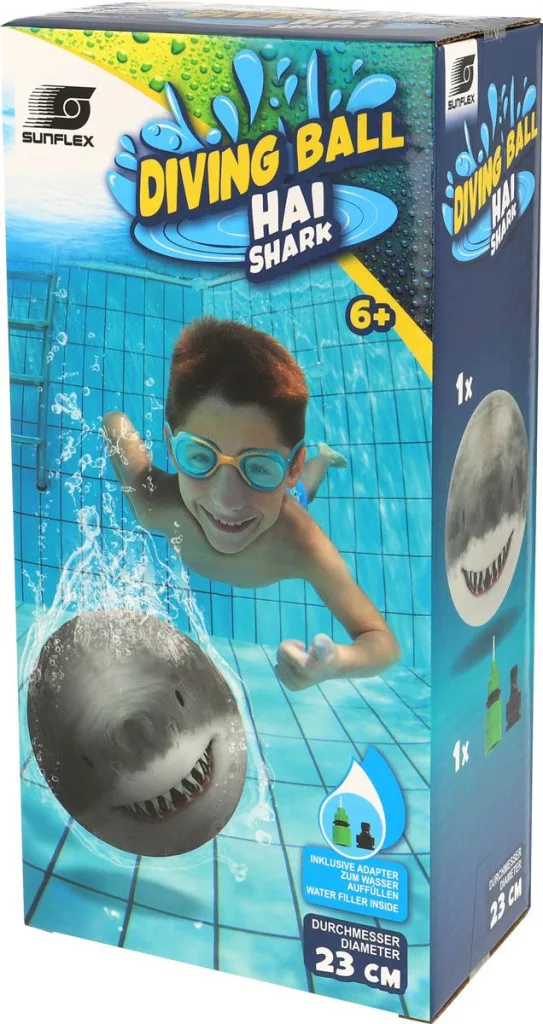2 az 1-ben strand és merülő labda, cápa Sunflex fő kép