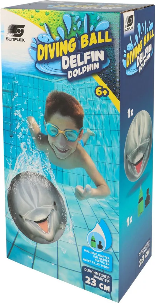 2 az 1-ben strand és merülő labda, delfin Sunflex fő kép
