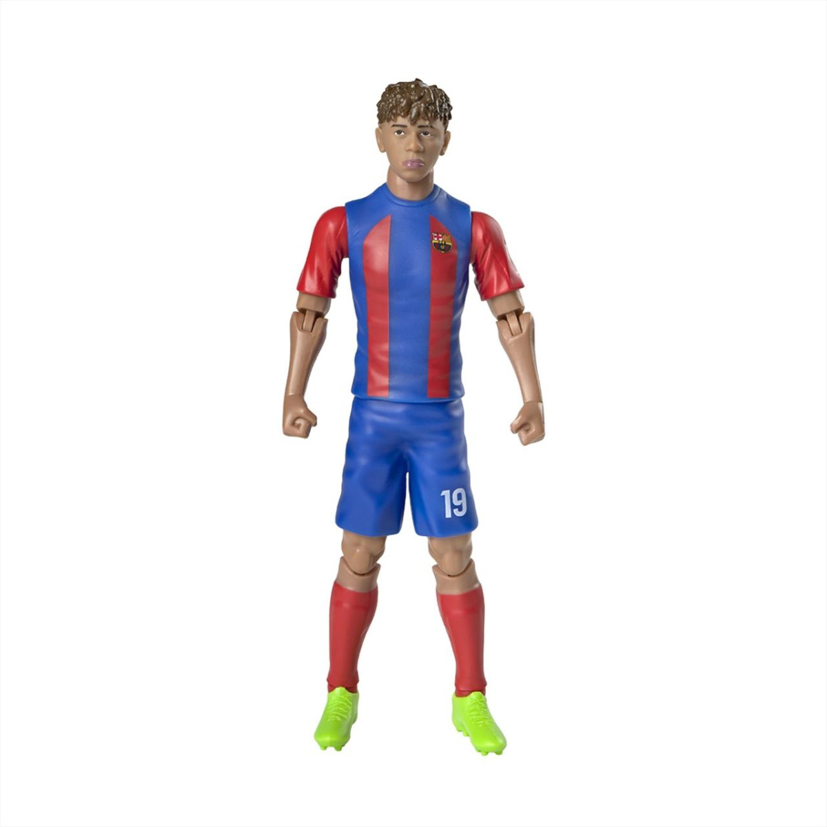 Focista akciófigura, 20 cm - FC Barcelona, Yamal 19 – mozgatható végtagok, akciópóz