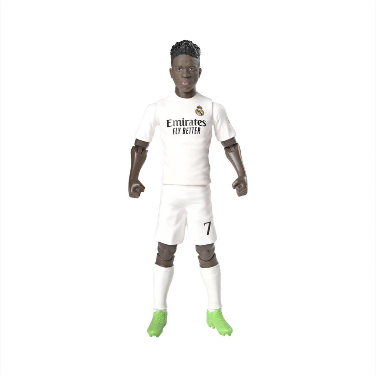 Focista akciófigura, 20 cm - Real Madrid, Vinicius 7 – mozgatható végtagok, akciópóz