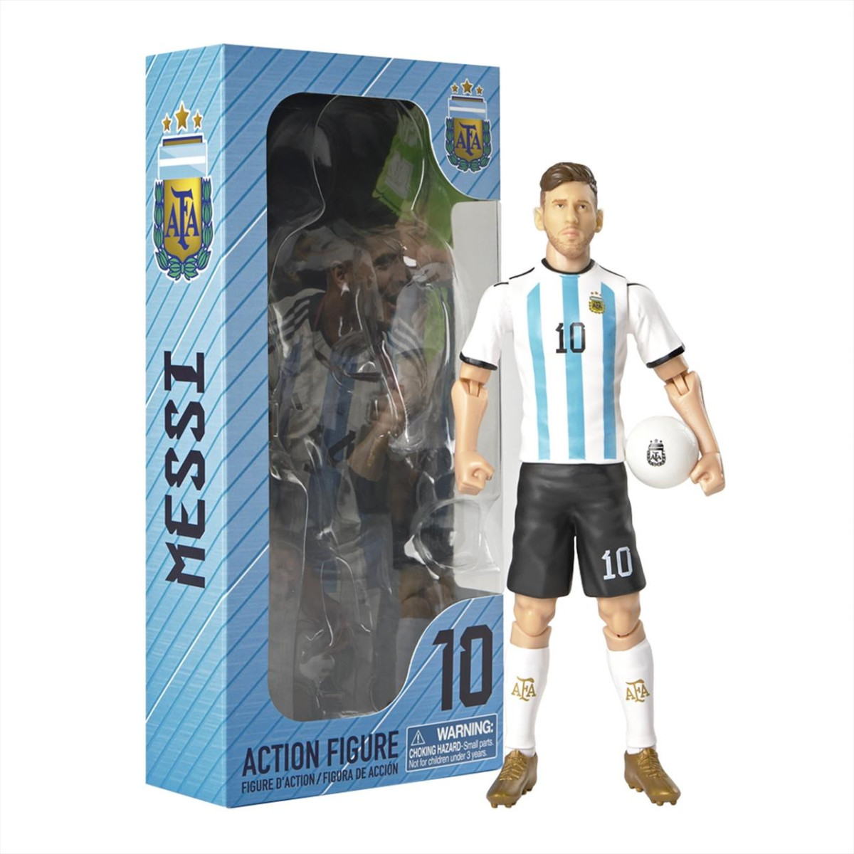 Focista akciófigura, 20 cm - Argentina, Messi 10 – fő nézet
