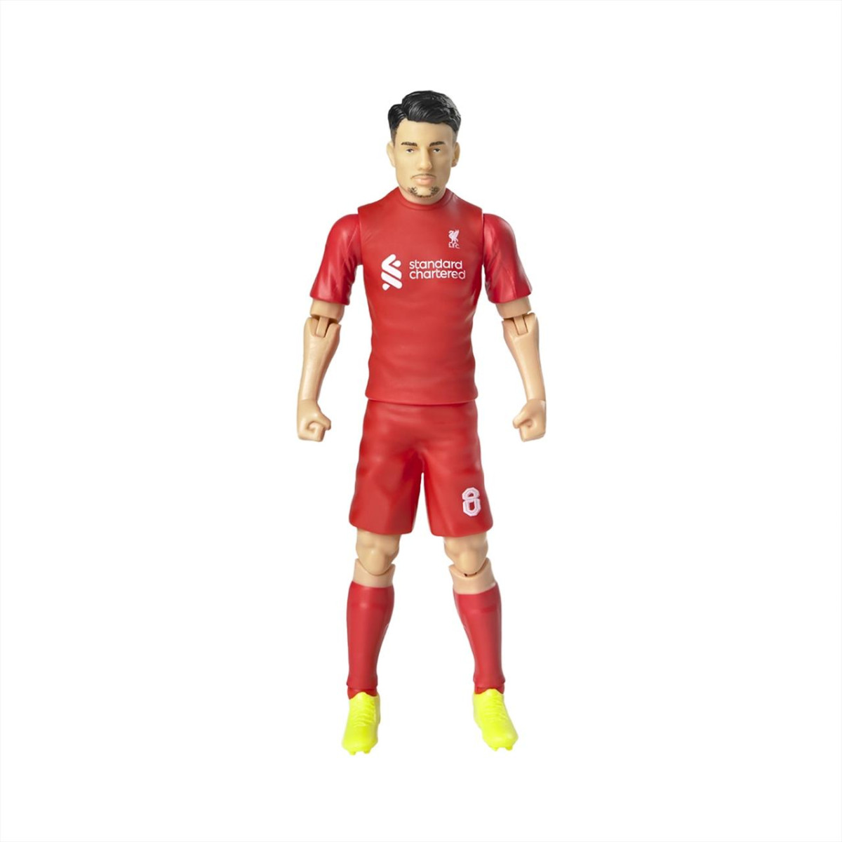 Focista akciófigura, 20 cm - Liverpool, Szoboszlai 8 – mozgatható végtagok, akciópóz