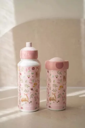Little Dutch pop-up kulacs 400 ml - fairy garden, 0–2 év, Többszínű
