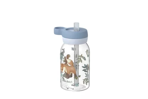Little Dutch szívószálas kulacs 450 ml - forest friends
