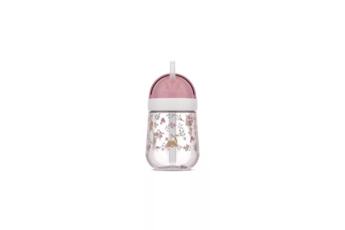 Little Dutch szívószálas pohár 300 ml - fairy garden, 0–2 év, Többszínű