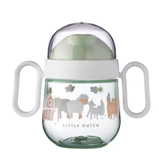 Little Dutch csöpögésmentes tanulópohár 200 ml - little farm – fő nézet