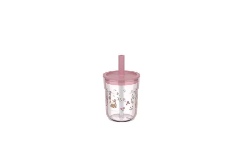 Little Dutch gyerek pohár szívószállal 250 ml - fairy garden – fő nézet
