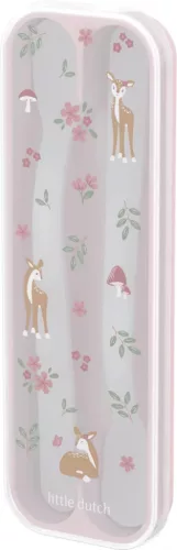 Little Dutch etető kanál szett (2 db) - fairy garden, 0–2 év, Többszínű