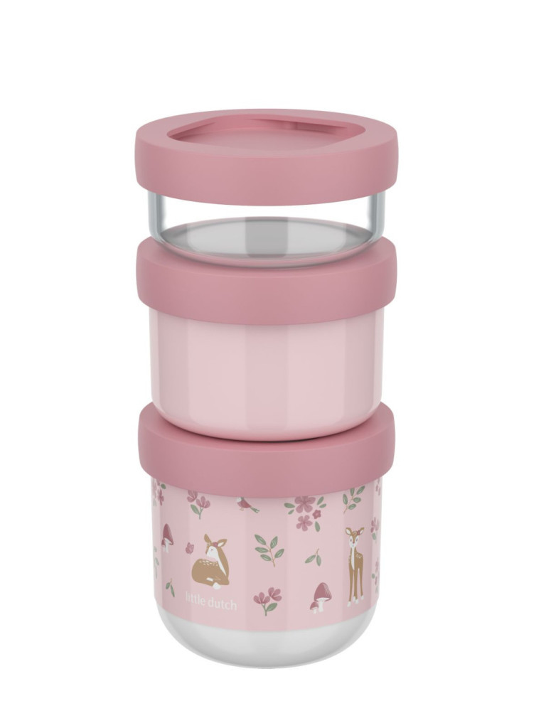 Little Dutch gyerek snack box készlet 3 db-os - fairy garden – fő nézet