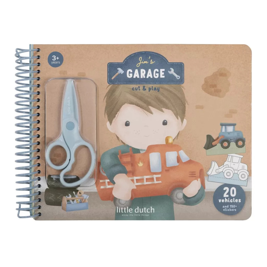Little Dutch Jim garázsa dekorkönyv ollóval – fő nézet