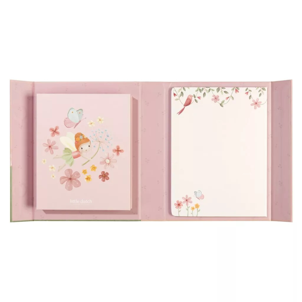 Little Dutch mágneses rajzoló készlet letörölhető ficcel - Rosa Fairy Garden – alternatív kép 3