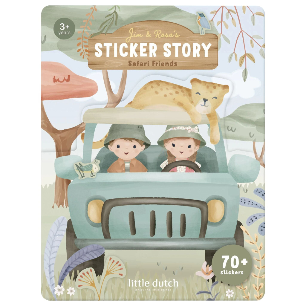 Little Dutch Stickerset - Jim en Rosa (fő nézet)