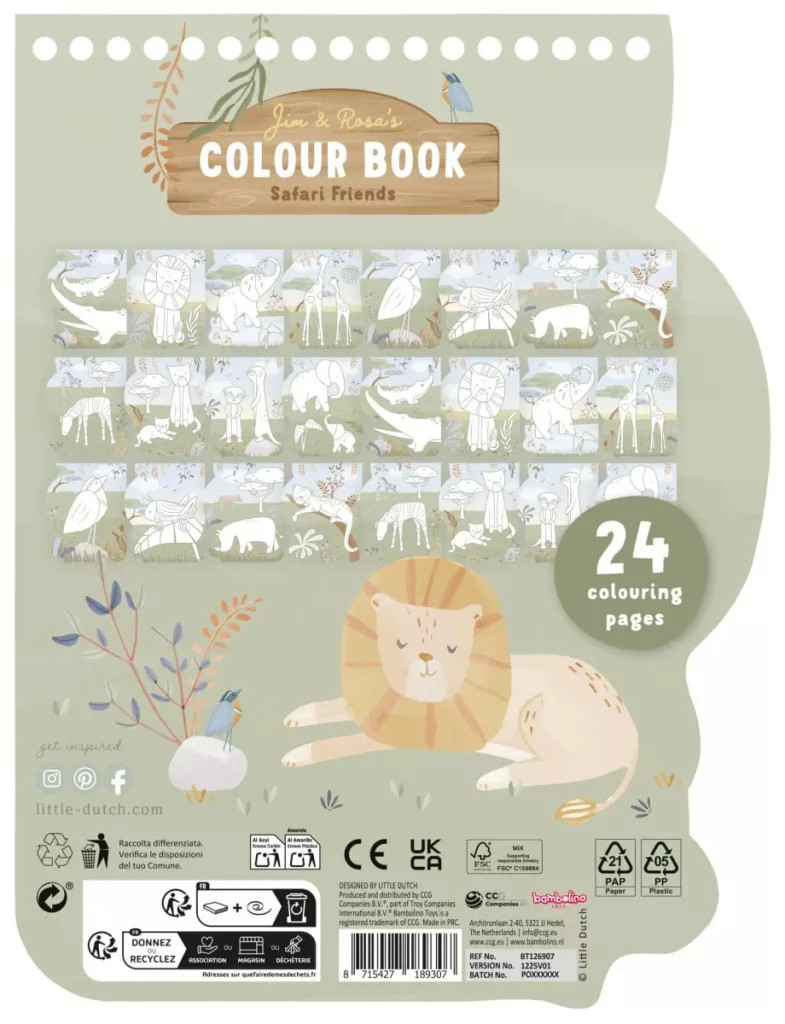 Little Dutch Kleurboek - Jim – alternatív kép 2
