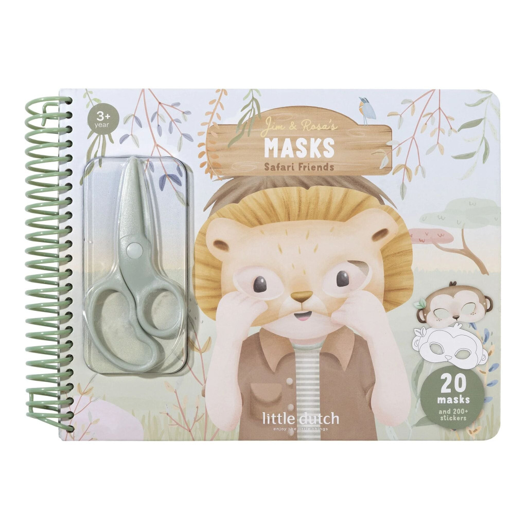 Little Dutch Knutselboek maskers maken - Jim (fő nézet)
