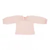 Little Dutch hosszú ujjú felső hímzéssel soft pink 62