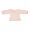 Little Dutch hosszú ujjú felső hímzéssel soft pink 86