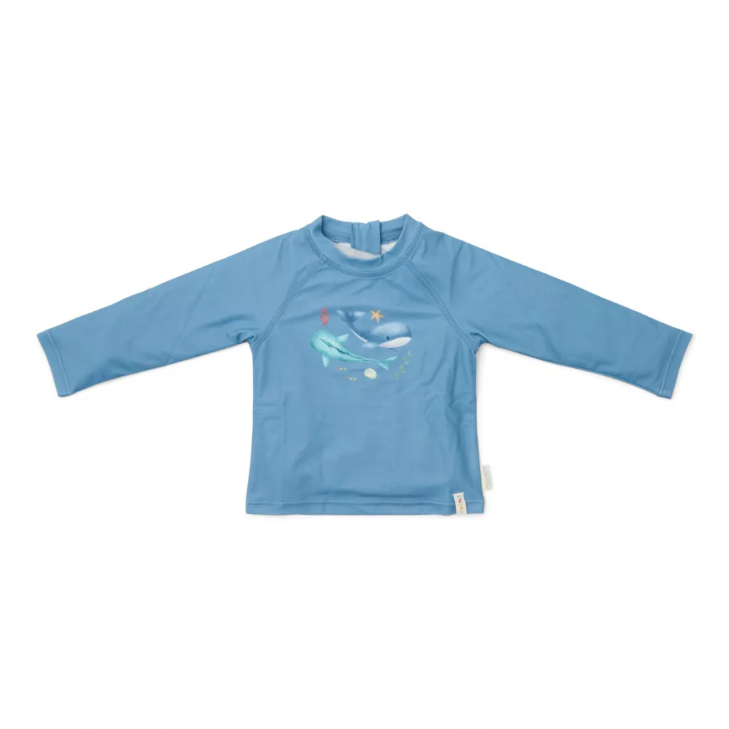 Little Dutch hosszú ujjú úszó póló Ocean Blue – fő nézet