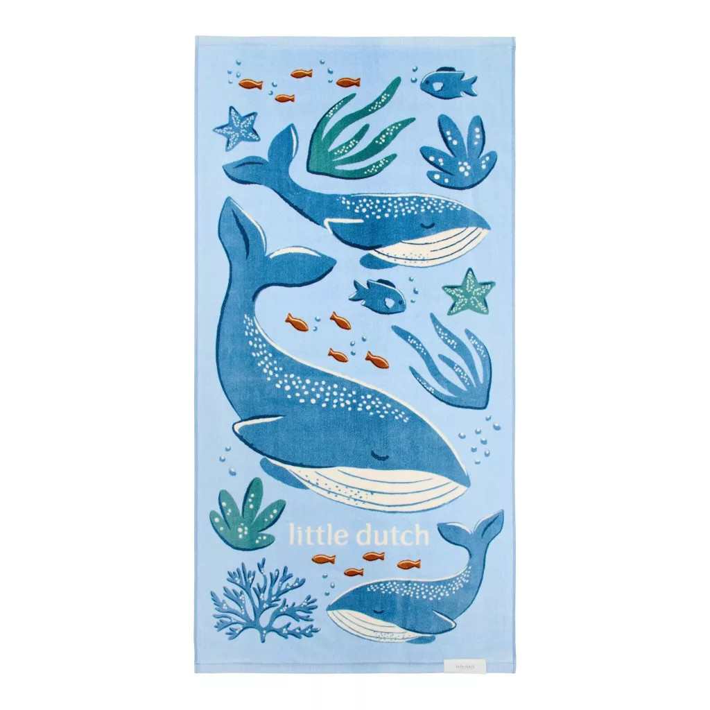 Little Dutch strandtörölköző Ocean World Blue - 60cm X 120cm – fő nézet