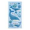 Little Dutch strandtörölköző Ocean World Blue - 60cm X 120cm