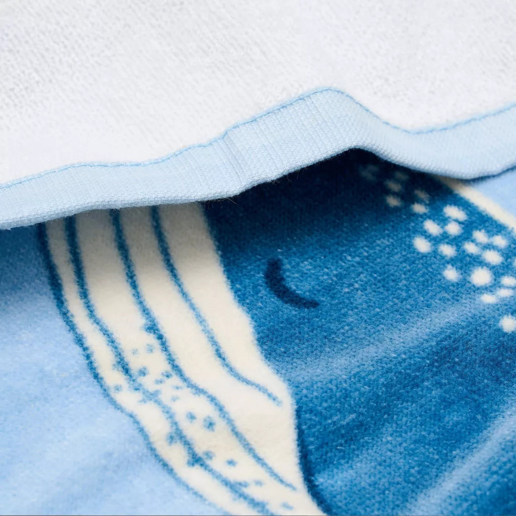 Little Dutch strandtörölköző Ocean World Blue - 60cm X 120cm – alternatív kép 2