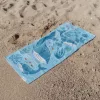 Little Dutch strandtörölköző Ocean World Blue - 60cm X 120cm