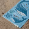 Little Dutch strandtörölköző Ocean World Blue - 60cm X 120cm