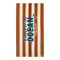 Little Dutch strandtörölköző Ocean World Brown Stripe - 60cm X 120cm