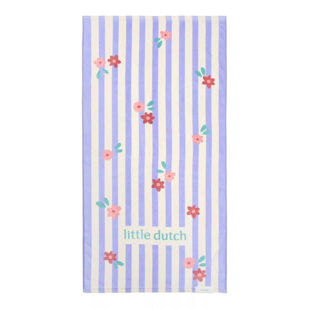 Little Dutch strandtörölköző Dreamy Purple Stripe - 60cm X 120cm – fő nézet