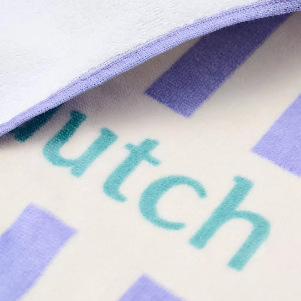 Little Dutch strandtörölköző Dreamy Purple Stripe - 60cm X 120cm – alternatív kép 2