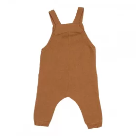 Little Dutch kötött kantáros nadrág mandula 62