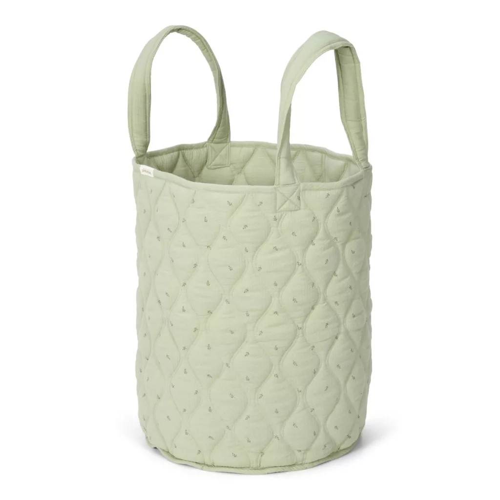 Little Dutch kerek tároló kosár 35x45 cm - Pure Sage – fő nézet