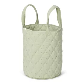 Little Dutch kerek tároló kosár 35x45 cm - Pure Sage, 0–2 év, Többszínű