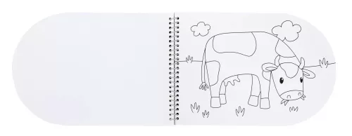 Little Dutch kifestő könyv 4 színű festékkel és ecsettel